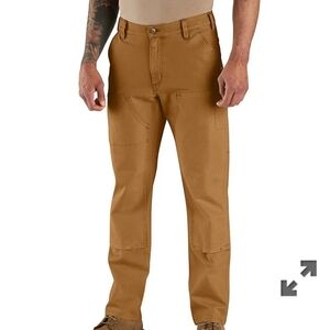 Carhartt• Men's Relaxed Fit Doubke Knee Brown Pants. Sz 33x32